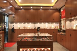 大型珠宝店装修完工实景图