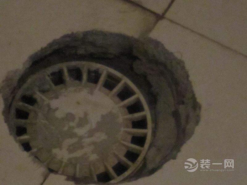 青岛装修业主日记——卫生间地漏安装