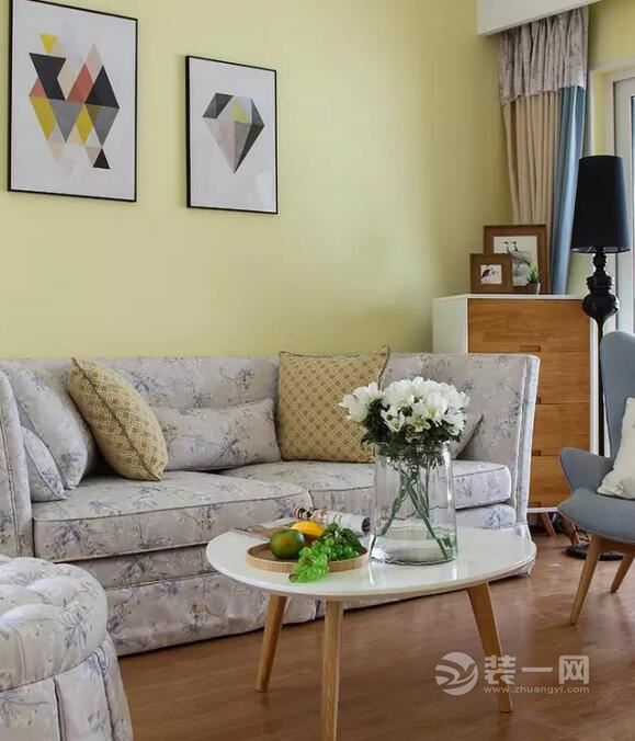 112㎡北欧风三室一厅装修效果图